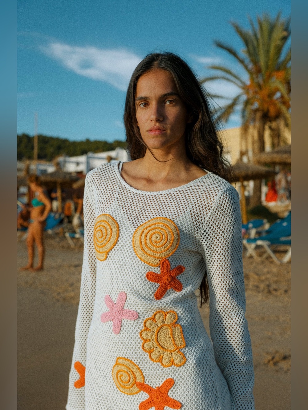 The Wolf Gang Enzo Mini Dress | Sea Shell Crochet NEW - Picture 4 of 16